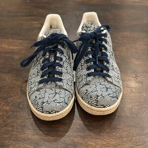 Adidas Stan Smith Blue and White Sneakers